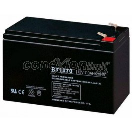 Batería de Gel de Plomo 12V 7A INT-ALB7H